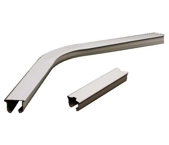 Afbeeldingen van HCO BOCHT+LAS IJZER WIT GELAKT 135GRD TBV U-RAIL DE LUXE ZAK A 1ST