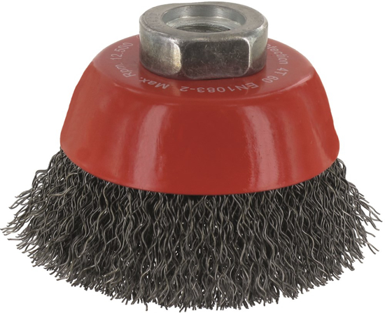 Afbeeldingen van KOMBORSTEL, GEGOLFD STAALDRAAD, M14, ø100X0,30