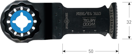 Afbeeldingen van OTK 13/32BI STARLOCK INVALZAAGBLAD HOUT/METAAL 32X50