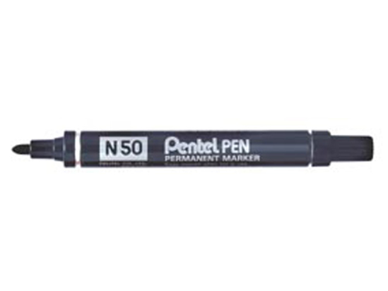 Afbeeldingen van PENTEL MERKPEN N50 2.0MM KLEUR ZWART
