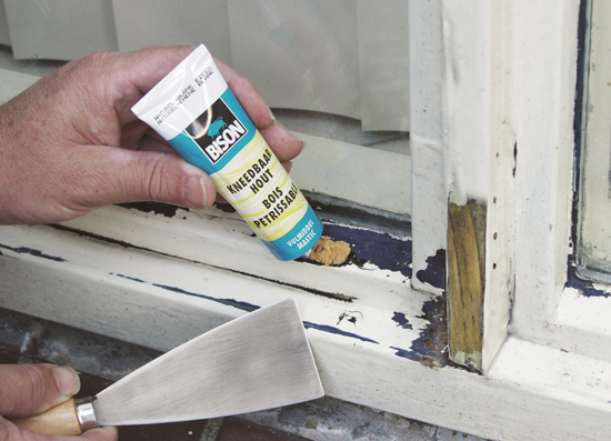 Afbeeldingen van BISON KNEEDBAAR HOUT VUREN/GRENEN TUBE 50 ML NL/FR