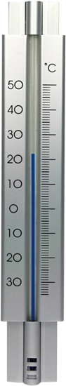 Afbeeldingen van THERMOMETER METAAL DESIGN 29CM K2130