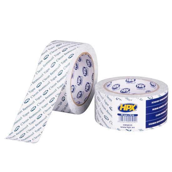Afbeeldingen van HPX SCHOONVERWIJDERBARE PVC TAPE - 50MM X 33M