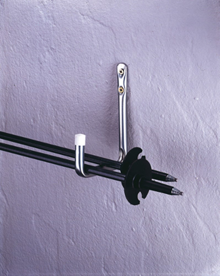 Afbeeldingen van WANDHAAK,AFGER.BL. VERZ,Ø12,120X80