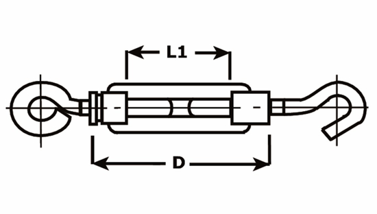 Afbeeldingen van 930-05IA / SPANSCHR. H+O 05X070MM RVS AISI 316
