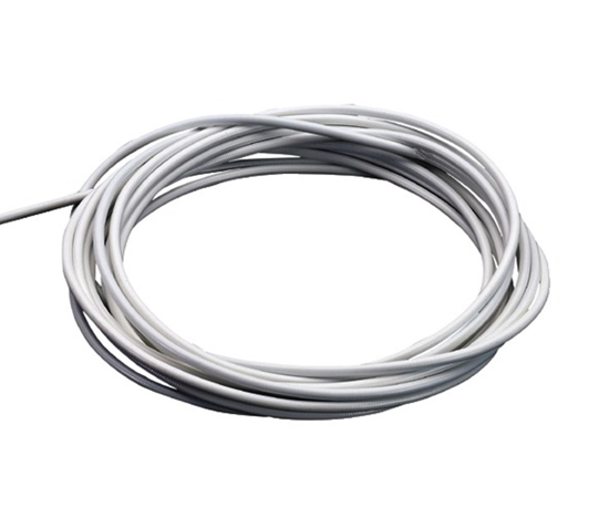 Afbeeldingen van GORDIJNSPIRAAL SDB IJZER GEPLASTIFICEERD WIT 30MTR