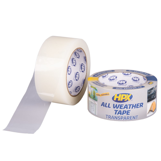 Afbeeldingen van HPX ALL WEATHER TAPE - TRANSPARANT 48MM X 25M