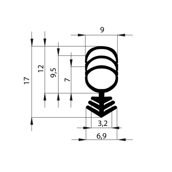 Afbeeldingen van TOCHTPROFIEL UNIVERSEAL+ 25 M