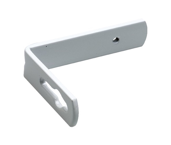 Afbeeldingen van HCO AFSTANDSTEUN MET 2 TAPGATEN IJZER WIT GELAKT 15CM ZAK A 2ST