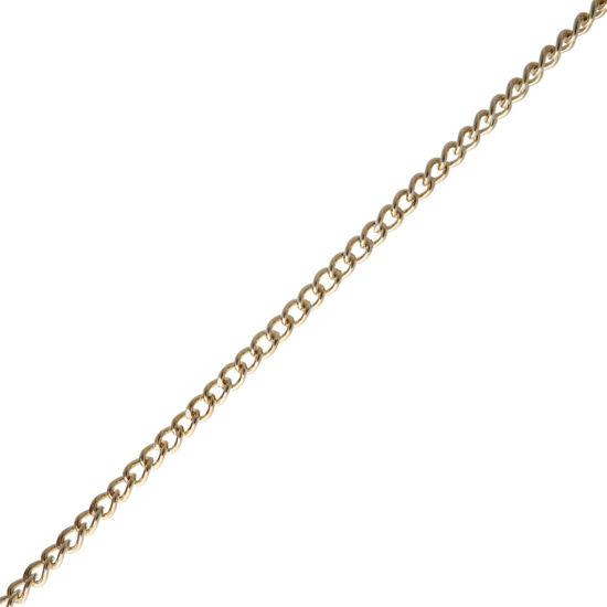 Afbeeldingen van SCHAKELKETTING GEDRAAID VERMESSINGD 4 X 0.9 MM