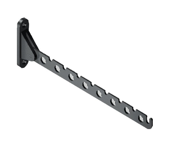 Afbeeldingen van KLEDINGHAAK ELEMENT WIT 30CM 11202-00003