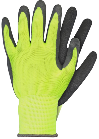 Afbeeldingen van WERKHANDSCHOENEN - GEEL - LATEX - MAAT M