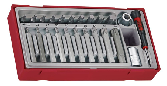 Afbeeldingen van BITSEN TX-TC-TRAY 23DLG. 40 75