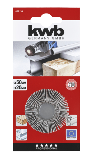 Afbeeldingen van LAMELLENSLIJPER 50X20 MM K 60