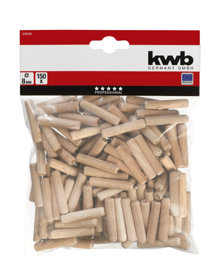 Afbeeldingen van HOUTENDUVELS 8 MM 150 STUKS