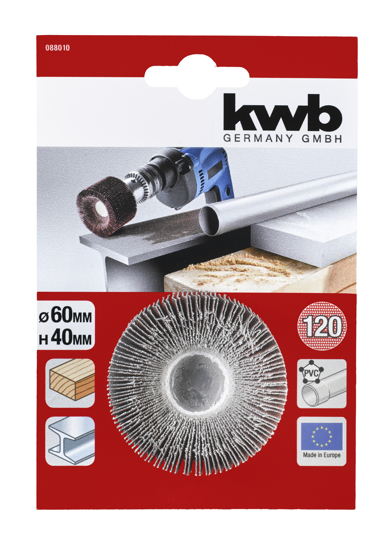 Afbeeldingen van LAMELLENSLIJPER 60X40 MM K120