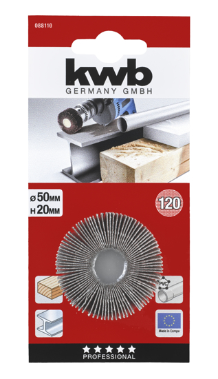 Afbeeldingen van LAMELLENSLIJPER 50X20 MM K120