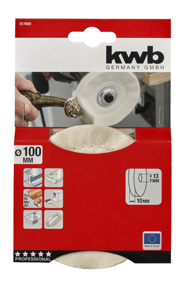 Afbeeldingen van LAPPENSCHIJF GAT13 100 MM