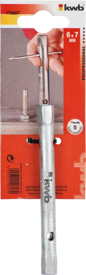 Afbeeldingen van PIJPSLEUTEL 6 X 7 MM