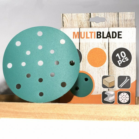 Afbeeldingen van MB150 SCHUURSCHIJF 150MM KORREL 120 (10 VELLEN)