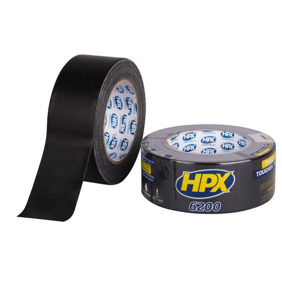 Afbeeldingen van HPX PANTSERTAPE - ZWART 48MM X 25M