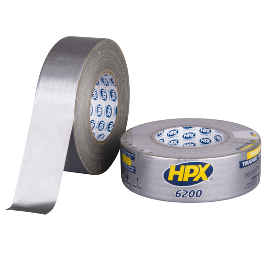 Afbeeldingen van HPX PANTSERTAPE - ZILVER 48MM X 50M