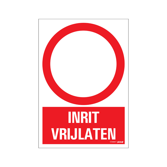 Afbeeldingen van BORD INRIT VRIJLATEN 230X330 MM