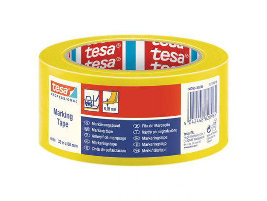 Afbeeldingen van 60760 TESA 60760 FLOOR MARKING TAPE 33 50 YELLOW