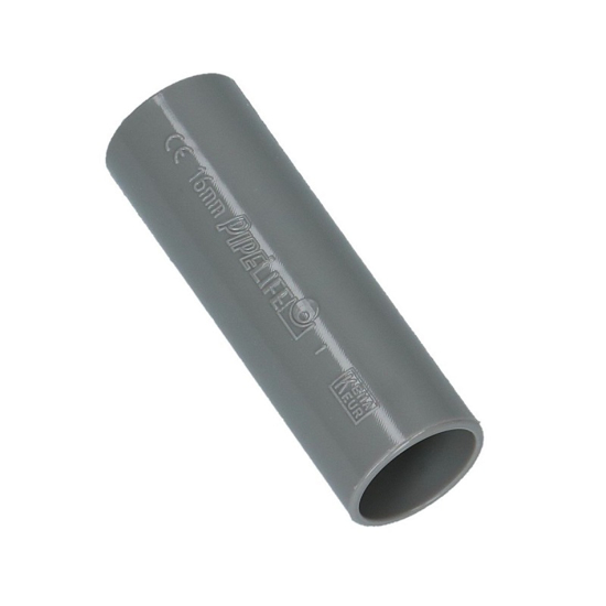 Afbeeldingen van PVC SOK 5/8" 16MM GRIJS SLAGVAST