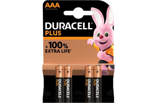 Afbeeldingen van DURACELL PLUS ALKAL POTLOOD AAA LR03 (4)