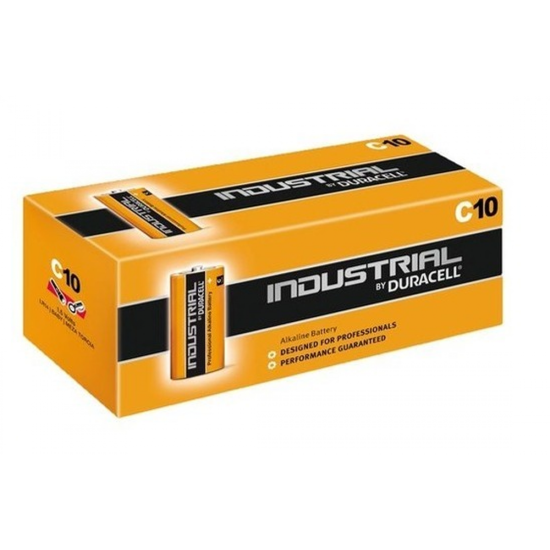 Afbeeldingen van DURACELL INDUSTRIAL MN 1400 C ALKALINE 1,5 VOLT - B10 INHOUD: 10 STUKS