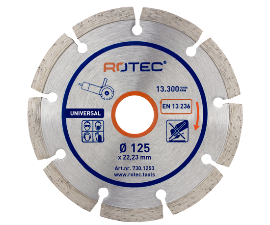 Afbeeldingen van DIAMANTZAAGBLAD 'UNIVERSEEL OPTI-LINE', ø115X2,0Xø22,2