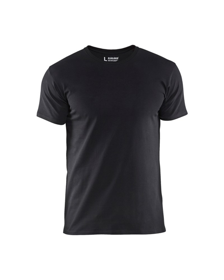 Afbeeldingen van T-SHIRT SLIM FIT ZWART L 353310299900L