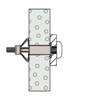 Afbeeldingen van HOLLEWANDPLUG HM 6X52 S MET SCHROEF