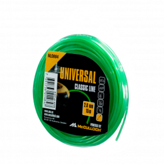 Afbeeldingen van UNIVERSAL NYLON DRAAD 2.0MMX15M-R NLO 004