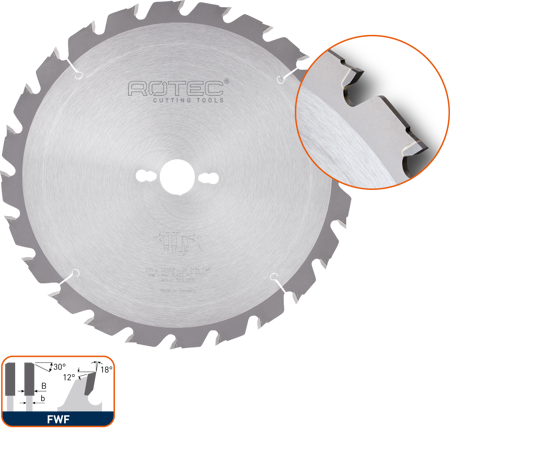 Afbeeldingen van HM BOUWZAAGBLAD, ø315X3,2X30, Z=24, FWF
