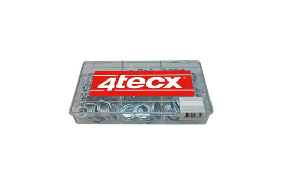 Afbeeldingen van ASSORTIMENT SLUITRINGEN 1075-DELIG DIN 125 A VERZINKT