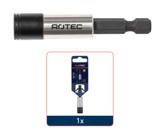 Afbeeldingen van BITHOUDER E6.3X61, MAGN., SLIM, SNELSPAN
