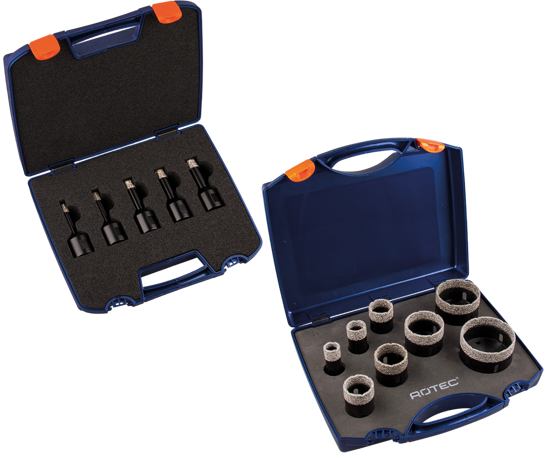 Afbeeldingen van DIAMANTBOORKROONSET 'PREMIUM',M14-OPNAME, 5-DLG, ø6-14