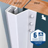 Afbeeldingen van SECUSTRIP PLUS BUITENDR 14-20MM 2115MM WIT