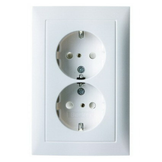 Afbeeldingen van WCD RA 2-VOUDIG INBOUW WIT/WIT ENKELE INB.DS.