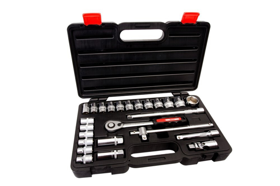 Afbeeldingen van DOPSLEUTELSET 1/2" 25-DELIG 4TECX