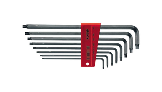 Afbeeldingen van INBUSSLEUTELSET TORX 8-DELIG TX-9-40