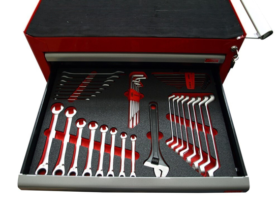 Afbeeldingen van GEREEDSCHAPSWAGEN GEVULD 144-DELIG