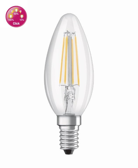 Afbeeldingen van OSRAM F-LED 3STEPDIM CLB40 4,0W E14