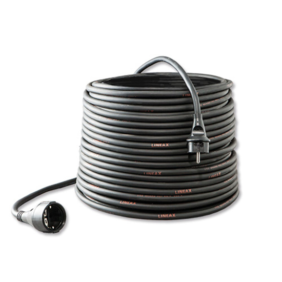 Afbeeldingen van VERLENGKABEL 15 M H07RN-F 3G1,5 RANDAARDE RECHT AANGEGOTEN