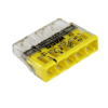 Afbeeldingen van WAGO 5V LASKLEM MINI 5X0.5-2.5 2273-205 LASKLEM TRANS/GEEL 5X0.5-2.5