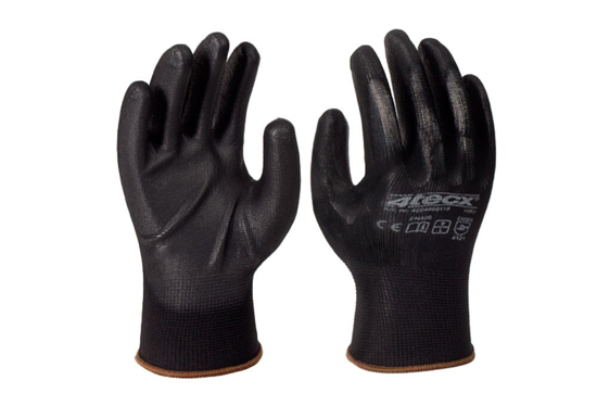 Afbeeldingen van HANDSCHOEN PU ZWART 3 PAAR MAAT 9 4TECX