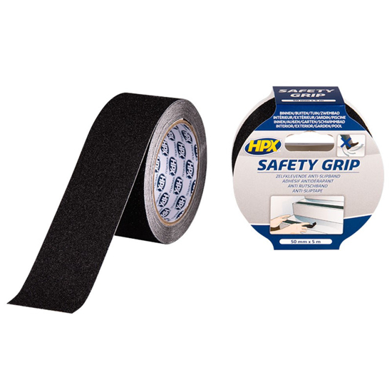 Afbeeldingen van HPX ANTI-SLIP TAPE - ZWART 50MM X 5M