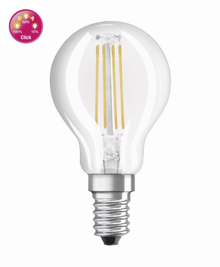 Afbeeldingen van OSRAM F-LED 3STEPDIM CLP40 4,0W E14